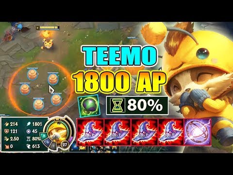 PHÁT KHÓC VỚI TEEMO 1800 AP TẠI CHẾ ĐỘ URF 2019 !