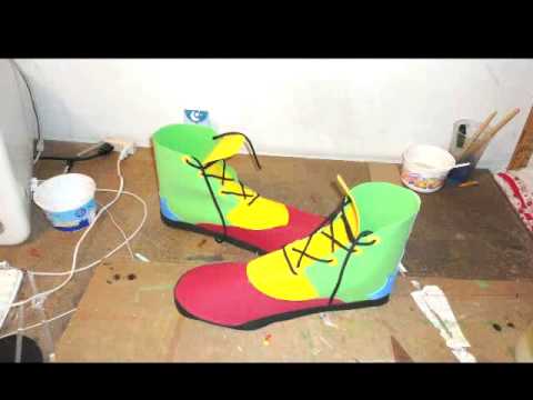 Zapatos de Payaso con Foami 