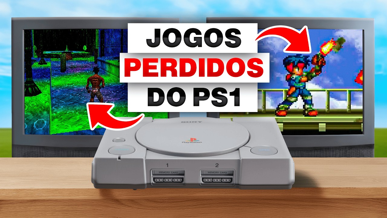 NINGUÉM LEMBRA Desses Jogos! 10 Tesouros Perdidos do PS1