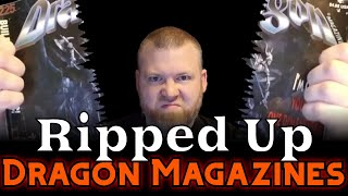 Ripping Up Dragon Magazines to Make Binders with Articles Grouped by Topic