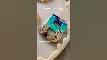 Resin Keyring | Resin Doming | Resin Beach Art #resinartist #diy #resinpouring #resintutorials