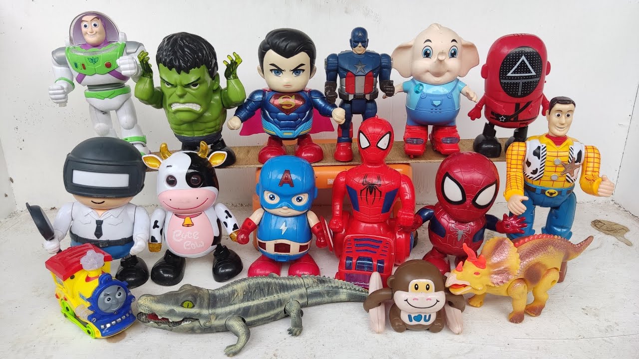 Wow Robot joget lucu, robot dance, robot hulk, robot SUPERMAN, robot captain BATMAN, robot TOY STORY