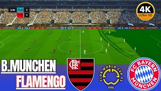 🔴Flamengo vs Bayern Munich FT.  Musiala | FIFA Club World Cup Match 2025 | PES 21 Gameplay [4K60]