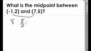 Slope, Distance, Midpoint, Equation Review video