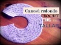 Canesú REDONDO a crochet: como tejerlo en TODAS LAS TALLAS (diestro)