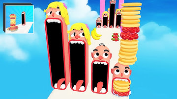 PANCAKE RUN 🥞🍽️🍎 | Gameplay All Levels Walkthrough | New Game Mobile Update Level 24-26