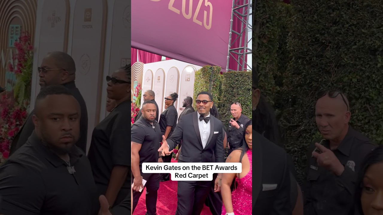 Kevin Gates on the BET Awards Red Carpet 