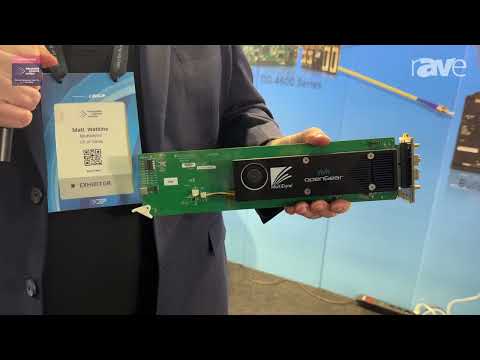 ISE 2025: MultiDyne Showcases MDoG-6060 and MDoG-6061 openGear Cards for SDI to IP Conversion