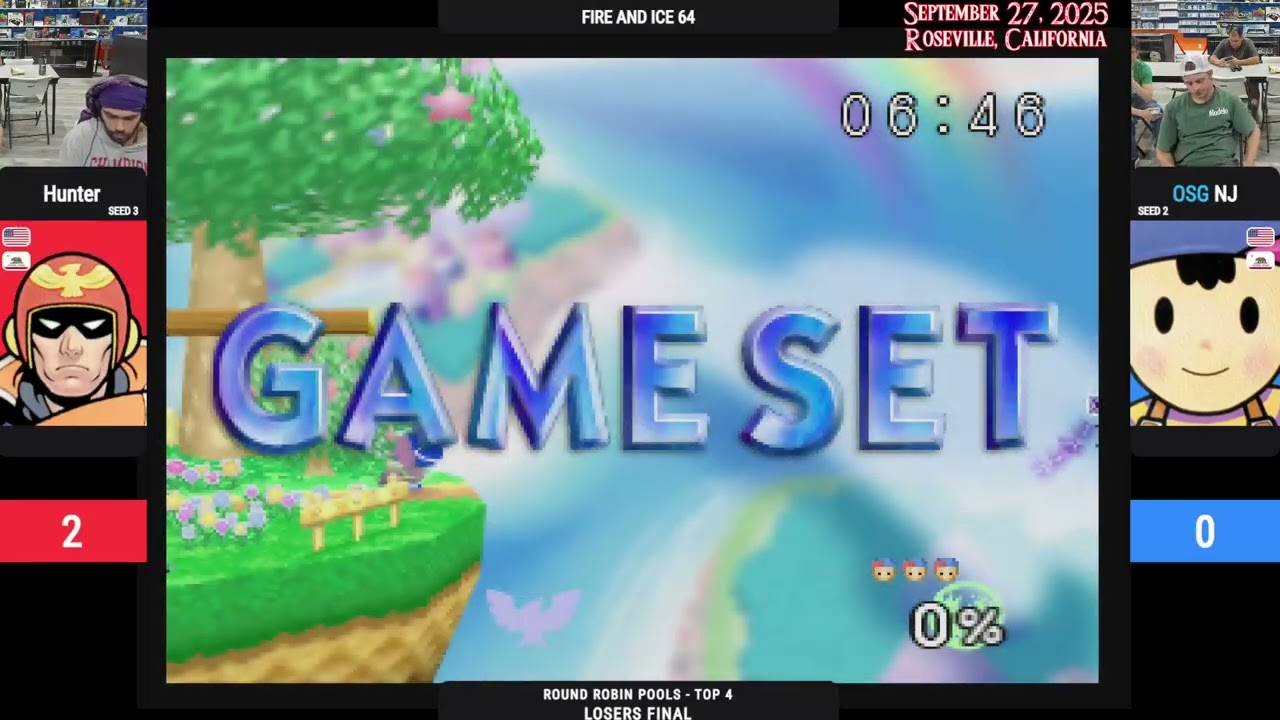 NJ vs Hunter Losers Finals at Fire and Ice 64