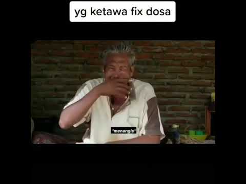 Vidio lucu kakek tua menangis tapi kaya ketawa #yangketawadosa