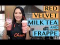 HOW TO MAKE RED VELVET MILK TEA - 2 WAYS: RECIPE FOR 22 OZ CUPS