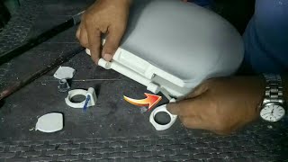 How To Repair Toilet Seat Hinge || Simple & Easy