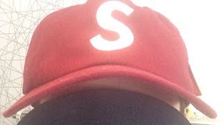 Real vs Fake Supreme S Logo 6 Panel Cap 