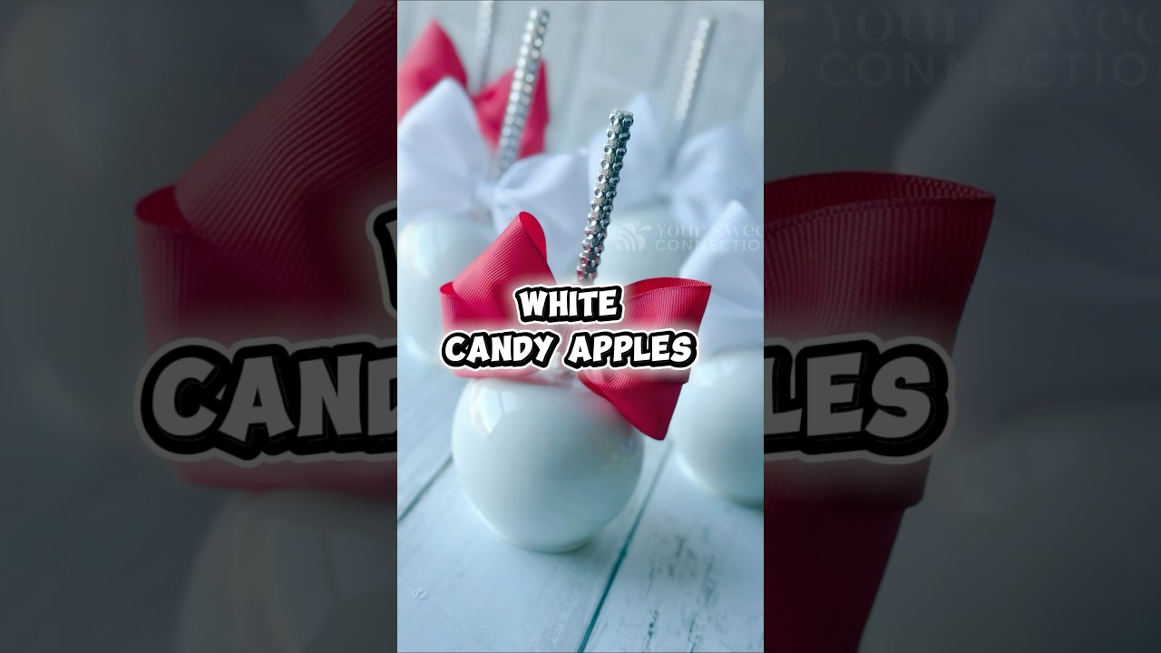 Как приготовить идеальные белые карамельные яблоки | Без желтого оттенка | Пошаговое руководство ...