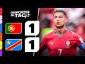 ✅ La PORTUGAL de CRISTIANO RONALDO empató 1-1 ante RD CONGO en su DEBUT