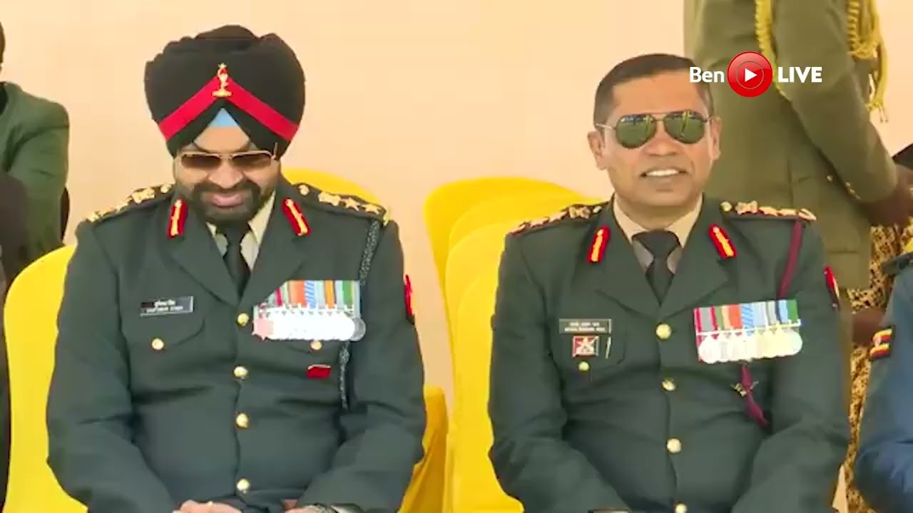 Foreign military officers in Uganda graduate from the Senior Command and Staff College, Kimaka-Jinja