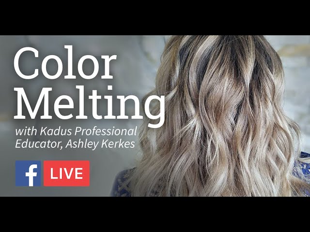 Kadus: How to Use the Color Melt Technique for Blonde Hair - YouTube