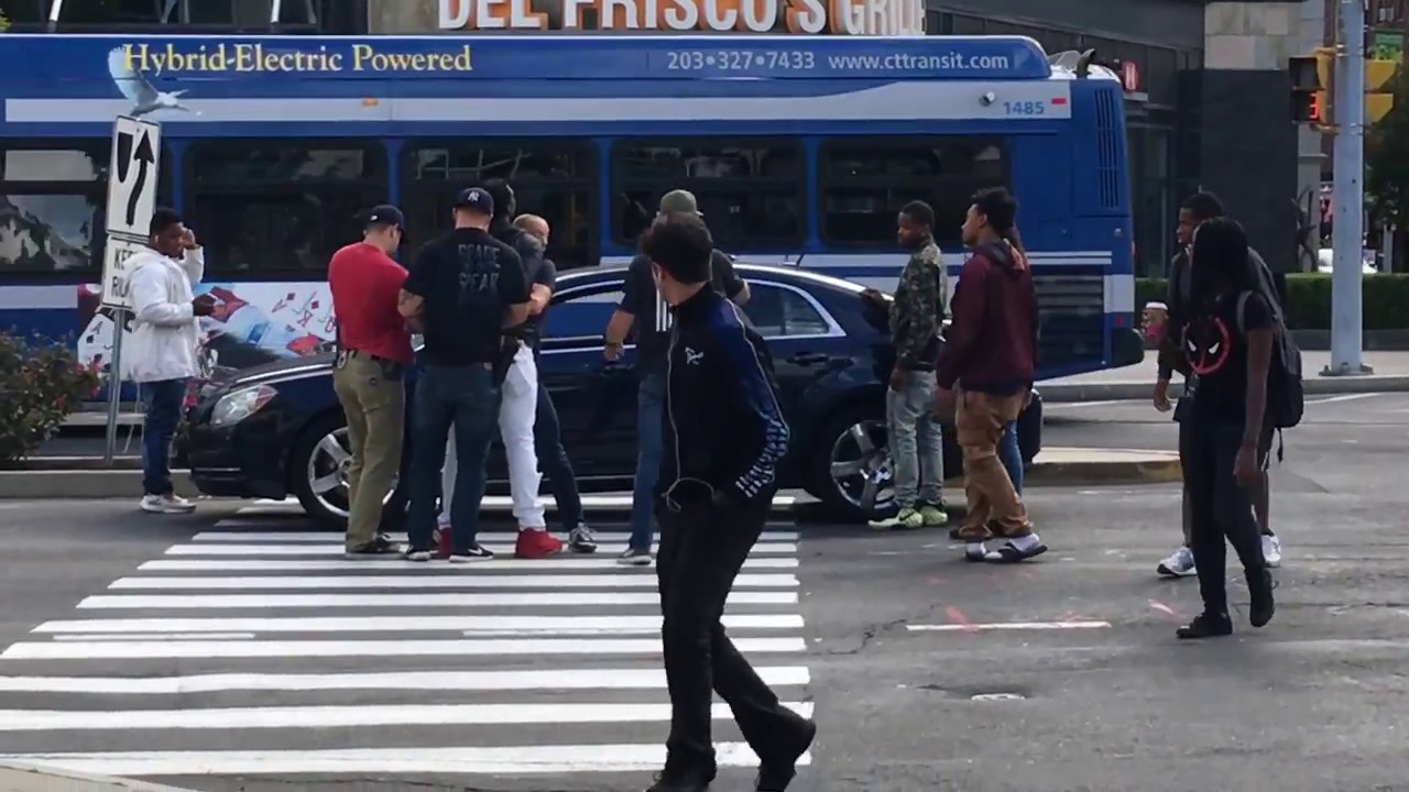 Stamford Police Showdown