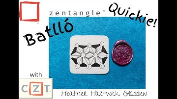 Batlló | Zentangle® Quickie