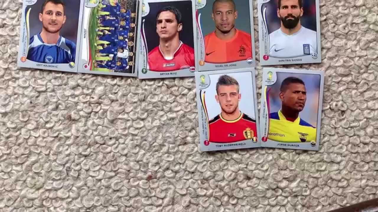 Panini Sticker wm 2014 pack opening #03