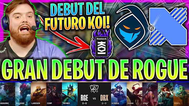 IBAI CASTEA EL DEBUT DEL FUTURO KOI!😱 | ROGUE vs DRX WORLDS 2022 GRUPOS DÍA 2 LVP ESPAÑOL
