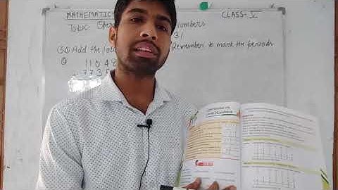 Maths Class - 5 Large Numbers Exercise - 3.1