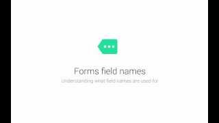 Field Names in the Launchcloud Drag & Drop Form Designer