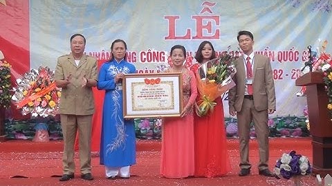 LỄ ĐÓN BẰNG CÔNG NHẬN TRƯỜNG THCS BÌNH MINH ĐẠT CHUẨN QUÓC GIA THÁNG 11/2016 PHẦN 2