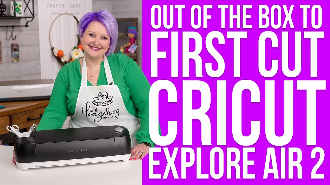 Cricut Explore Air 2 Cutting Machine Box Opening & First Use 