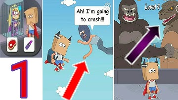 Help The Hero - Gameplay Walkthrough Part 1 Levels 1-15 (Android, iOS)