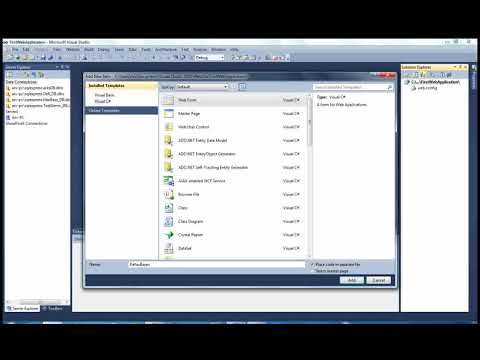 How To Create First Web Application Using ASP.NET || by learning dotnet solution