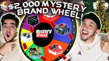 INSANE $2,000 MYSTERY BRAND SPIN THE WHEEL!! UNBOXING ONLINE HYPEBEAST MYSTERY BOXES!* NOT SPONSORED