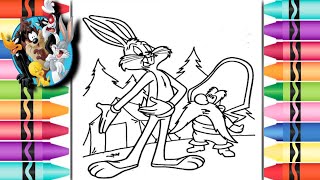 Yosemite Sam and Bugs Bunny 🐰 drawing 🎨🖌️ | Looney tuesdays cartoon | #episode28 | Colouring🌈✨craft.