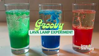 Make a Groovy Lava Lamp 🧪 | Easy Science Experiment for Kids (Density &amp; Bubbles Science Explained)