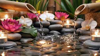 Peaceful Bamboo Water & Piano 🎹 Gentle Bird Singing for Stress Relief, Study & Sleep screenshot 4