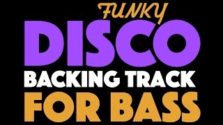 Funk Disco Backing Track For Bass In D Major chords