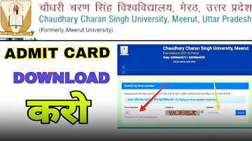 CCSU ADMIT CARD Download 2022||how to download/save admit card  of CCSU(@ManojDey) #ccsu#iimt