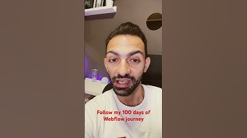 Follow my 100 days of Webflow journey on Youtube #webflow #100dayschallenge