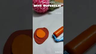 Easy craft#diy#miniature #handfan#superclay #airdryclay #creative