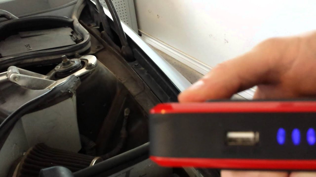 Jump starting car off very small battery pack YouTube