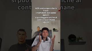 L'ho scoperto solo oggi... 💀🧐 #LinguaItaliana #Cervello #Attenzione #TrendItalia #Scioccato