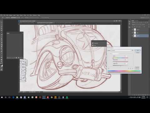 Tutorial: Menyiapkan sikat tinta digital di Photoshop