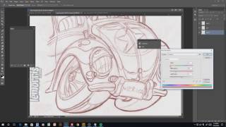 Tutorial: Setting up a digital inking brush in Photoshop
