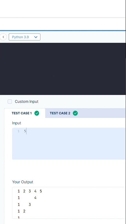 Hollow Inverted🗿🥹 Half Pyramid -2 n Python ️🤯 #shorts #trending # ...