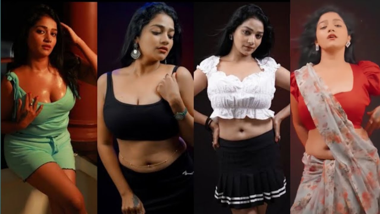 Actress Lavanya manickam latest hot saree navel video💋l hot navel show🔥