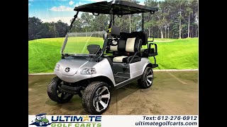 Evolution EV Silver Street Legal Classic 4 AC Plus Lithium Golf Cart