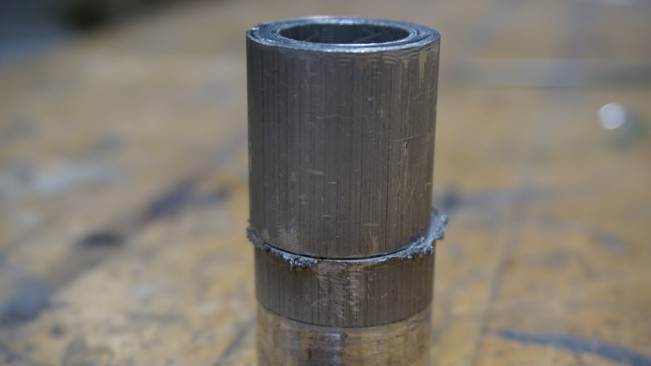 Friction Welding Aluminium Tube on a Mill YouTube