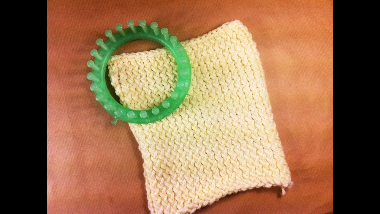 How to Loom Knit a Brioche Stitch Infinity Scarf ( DIY tutorial ) 