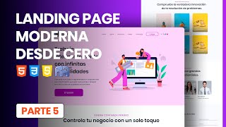 How to Create a Modern Website Using Only HTML - CSS - JS and PHP |Part 5| From Scratch Guide