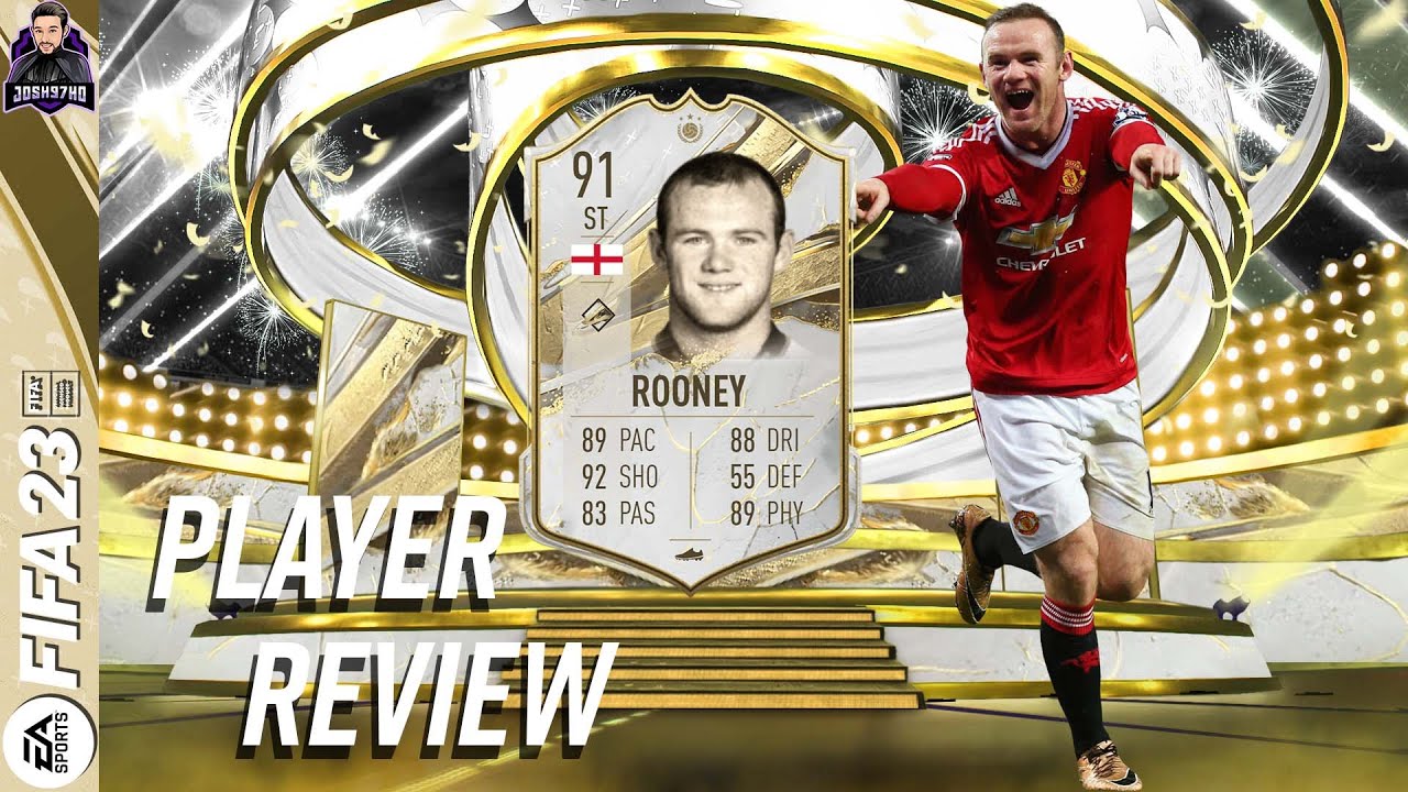 THE BEST ICON FINISHER IN FIFA 23!? 91 PRIME ICON WAYNE ROONEY PLAYER ...